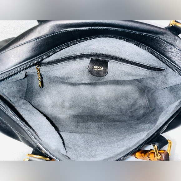 Gucci Bamboo Leather Mini Boston Bag - Picture 11 of 14